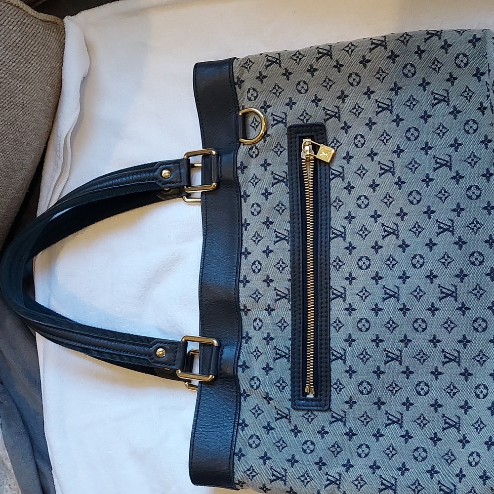 Louis Vuitton Lucille Blue Tote